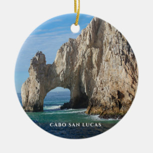 Cabo San Lucas Landets slutarena Mexiko kerami Julgransprydnad Keramik