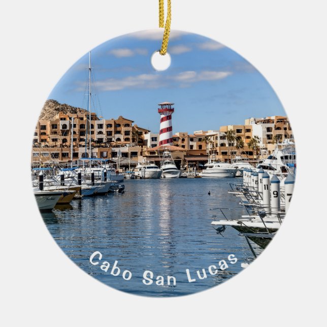 Cabo San Lucas Marina, Ceramic Ornament (Framsidan)