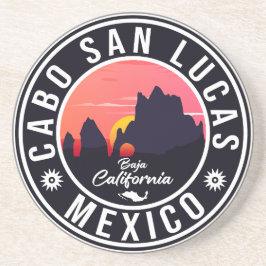 Cabo San Lucas Mexico Arch Vintage retro Sunset Underlägg