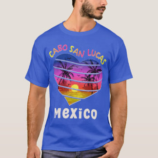 Cabo San Lucas Mexico Beach Surfa Heart Girls Fami T Shirt