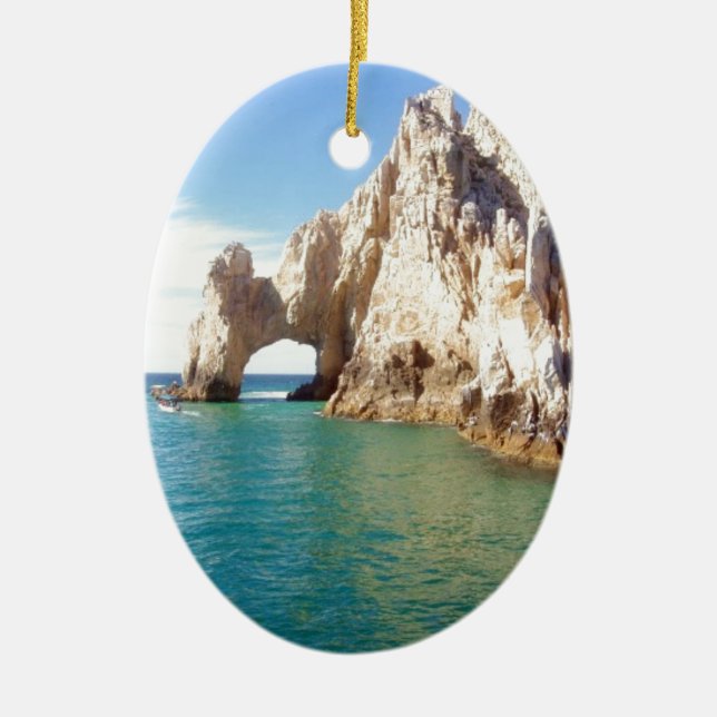 Cabo San Lucas Mexico Julgransprydnad Keramik (Framsidan)