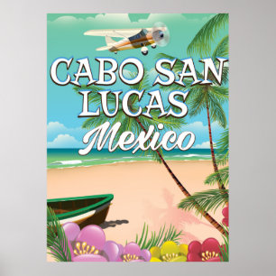 Cabo San Lucas Mexico strandaffisch Poster