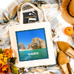 Cabo San Lucas Mexiko Arch Beach Cruise Tygkasse<br><div class="desc">Den här designen har skapats genom digital grafik. Det kan vara personlig i det område som har tillhandahållits Kontakta mig på colorflowcreations@gmail.com om du vill ha den här designen på en annan produkt, behöver hjälp med designen eller har en speciell begäran. Köp min ursprungliga abstrakt-akrylmålning för försäljning på www.etsy.com/shop/colorflowart. Se...</div>