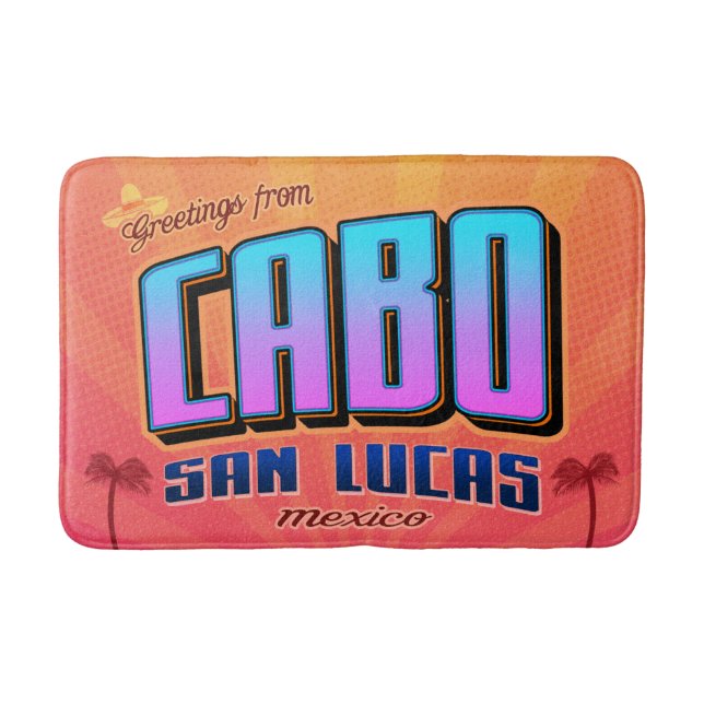Cabo San Lucas Mexiko Bathroom Mat Badrumsmatta (Framsidan)