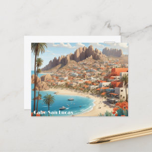 Cabo San Lucas Mexiko Beach Ocean Resa vykort