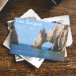 Cabo San Lucas Mexiko Beach Ocean Resa Vykort<br><div class="desc">Den här designen skapades via digital grafik. Anpassa den med din egen text. Det kan vara personlig genom att klicka på anpassningsknappen och ändra färg, lägga till namn, initialer eller ord som du vill ha. Kontakta mig på colorflowcreations@gmail.com om du vill ha denna design på en annan produkt. Köp min...</div>