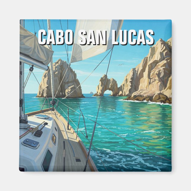Cabo San Lucas Mexiko El Arco Travel Magnet (Framsidan)