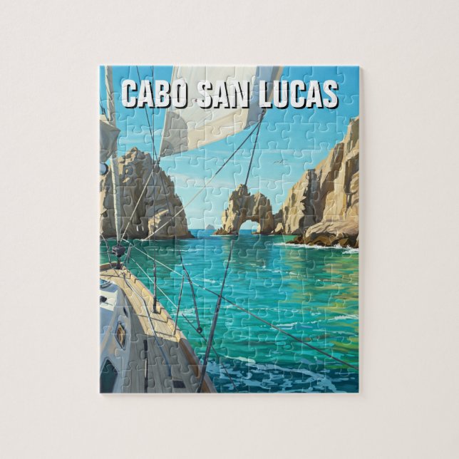 Cabo San Lucas Mexiko El Arco Travel Pussel (Vertikal)