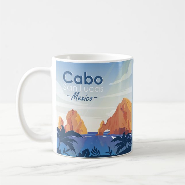 Cabo San Lucas Mexiko Kaffemugg (Vänster)