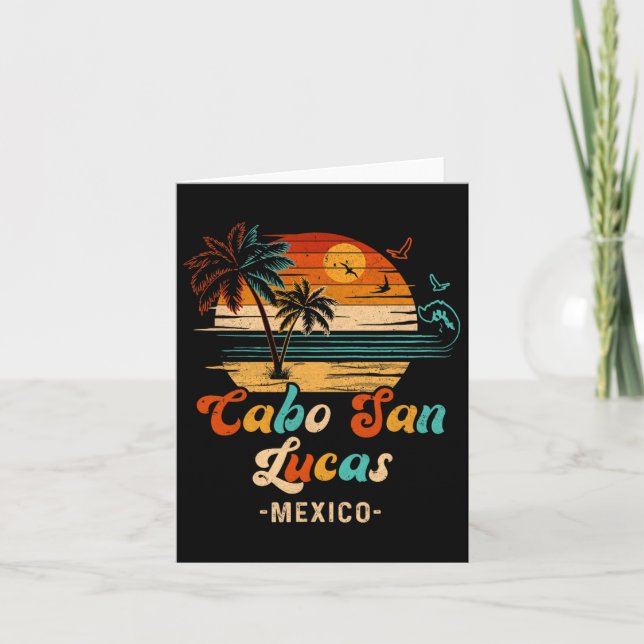 Cabo San Lucas Mexiko Semester 2025 Matchande Fami Kort (Framsida)