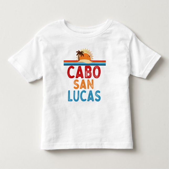 Cabo San Lucas Mexiko Vacacation T Shirt (Framsida)