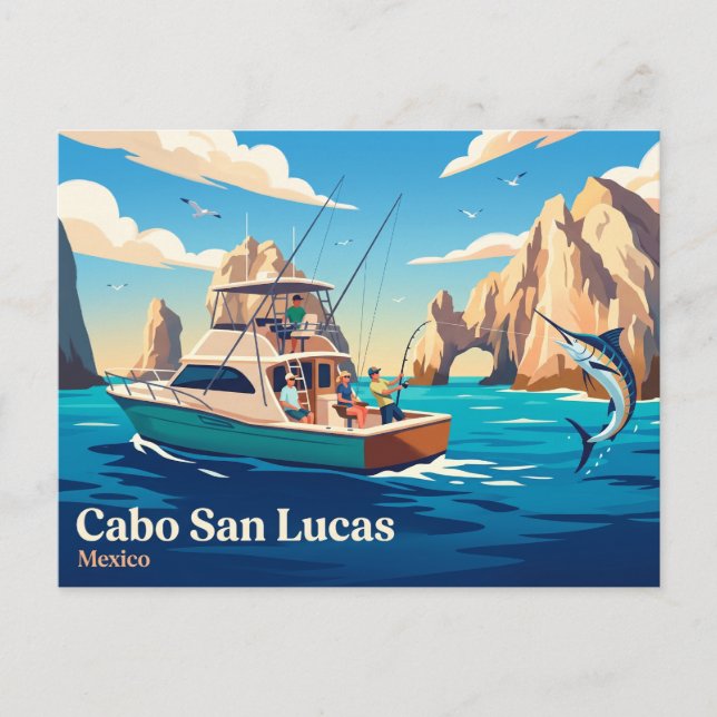 Cabo San Lucas Mexiko Vykort (Framsida)