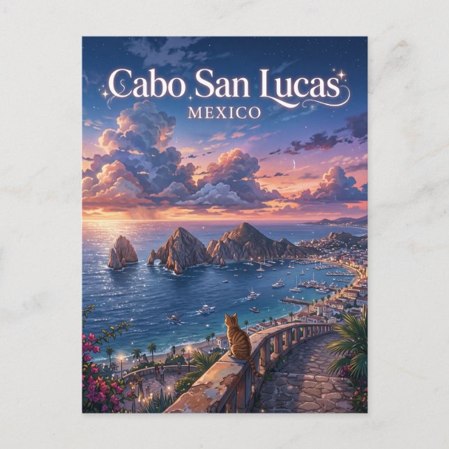 Cabo San Lucas Mexiko Vykort (Framsida)