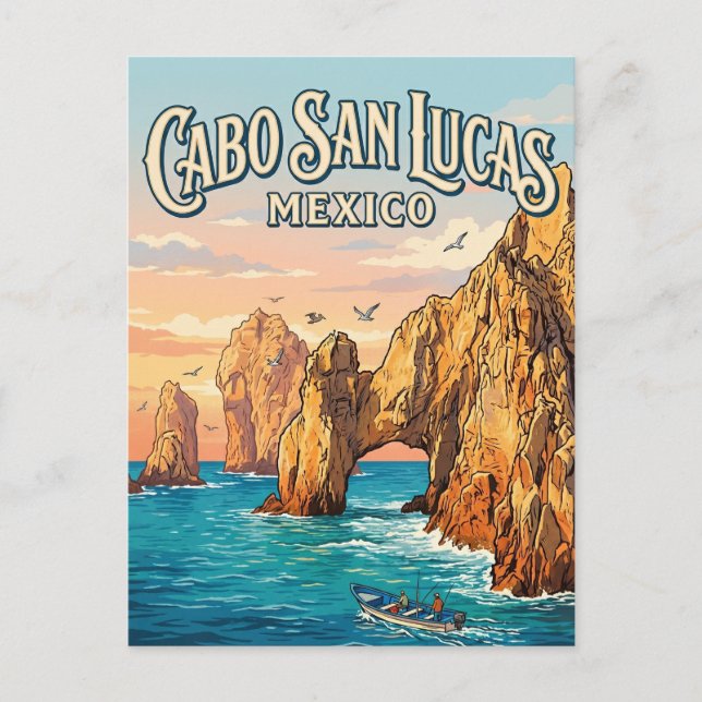 Cabo San Lucas Mexiko Vykort (Framsida)