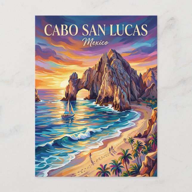 Cabo San Lucas Mexiko Vykort (Framsida)