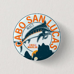 Cabo San Lucas Nautical Fishing Sailfish Vintage Knapp