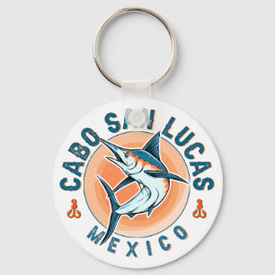 Cabo San Lucas Nautical Fishing Sailfish Vintage Nyckelring