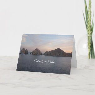 Cabo San Lucas på solnedgången Kort