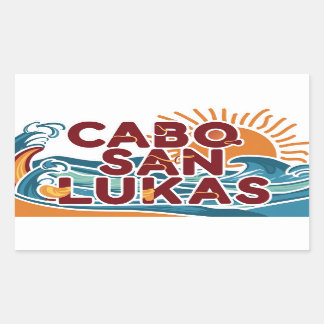Cabo San Lucas Rektangulärt Klistermärke