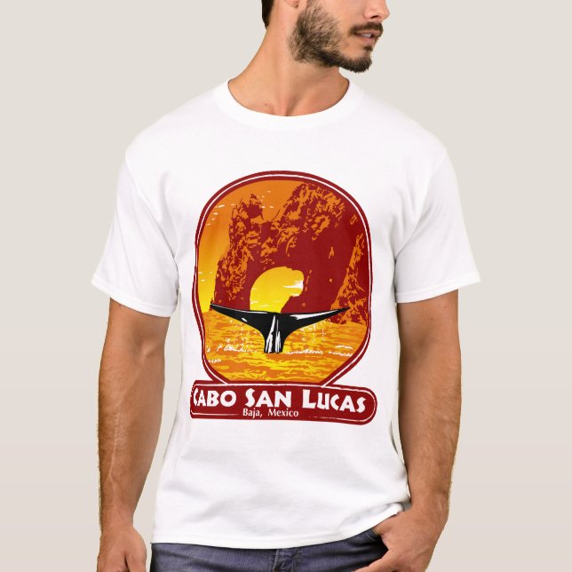 Cabo San Lucas solnedgång Tee (Framsida)