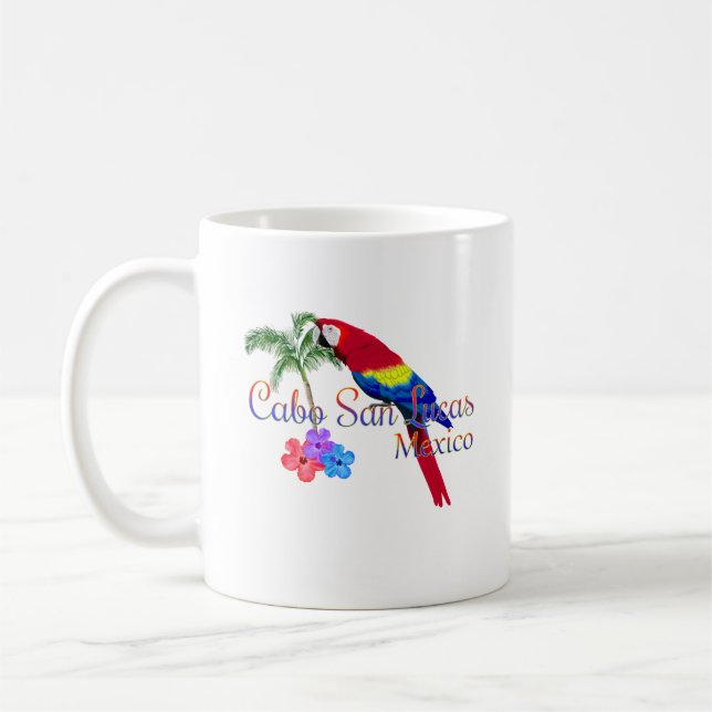 Cabo San Lucas Tropical Beach Kaffemugg (Vänster)