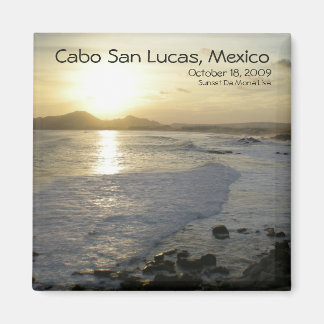 Cabo San Lucas-vy från Sunset Da Mona Lisa Magnet