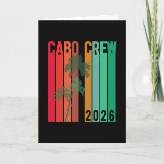 Cabo Semester Grupp Design 2026 cabo Besättning Me Kort