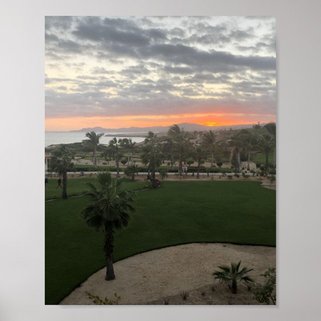 Cabo Sunset Poster (Framsidan)