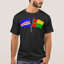 Cabo Verde 2 Flaggor T-Shirt