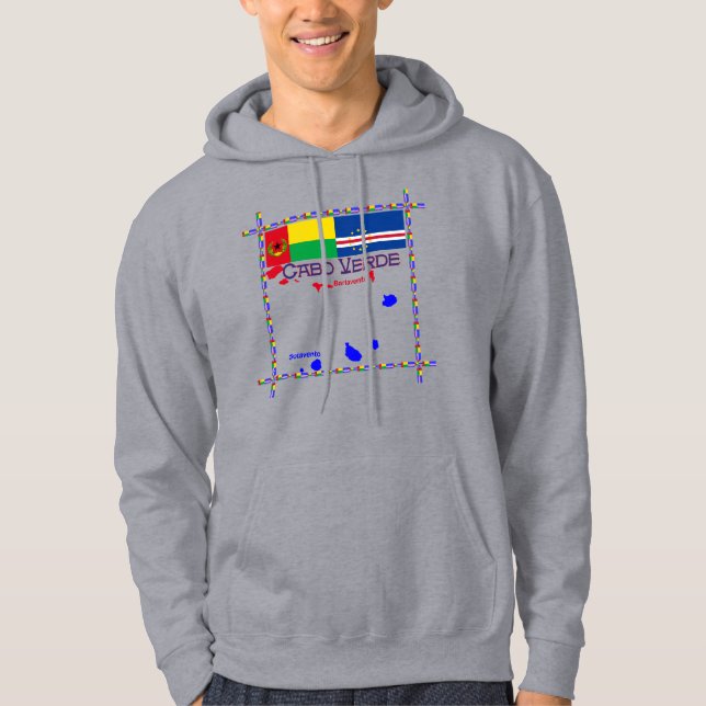 Cabo Verde Barlavento Sotavento Hoodie (Framsida)