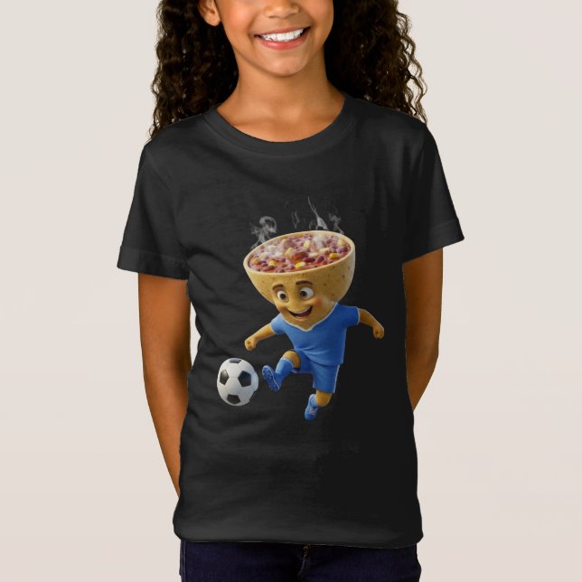 Cabo Verde Cachupa Soccer Mascot T-Shirt - Group H (Framsida)