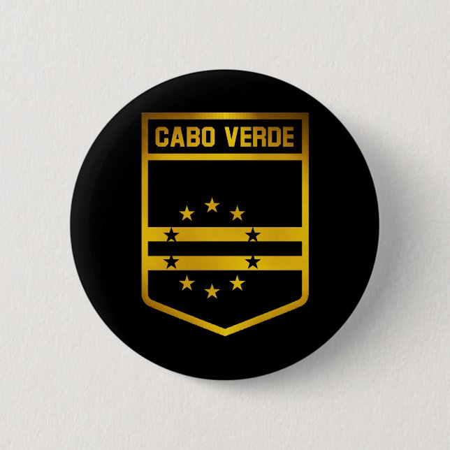 Cabo Verde Emblem Knapp (Framsida)