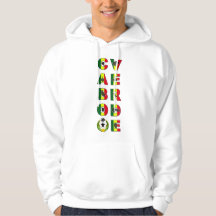 Cabo Verde Färg Hoodie