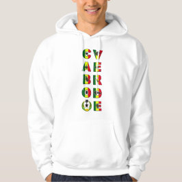 Cabo Verde Färg Hoodie