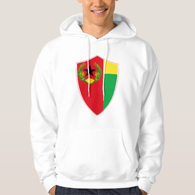Cabo Verde HIstoric Flagga Shield Hoodie (Framsida)
