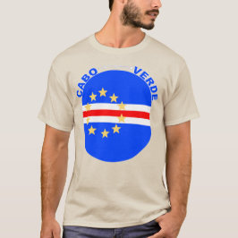Cabo Verde Ova Flagga T Shirt