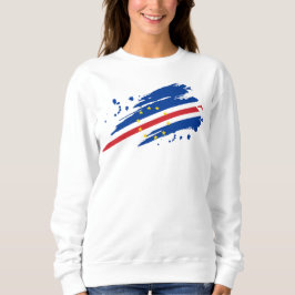 Cabo Verde sönderriven flagga T Shirt