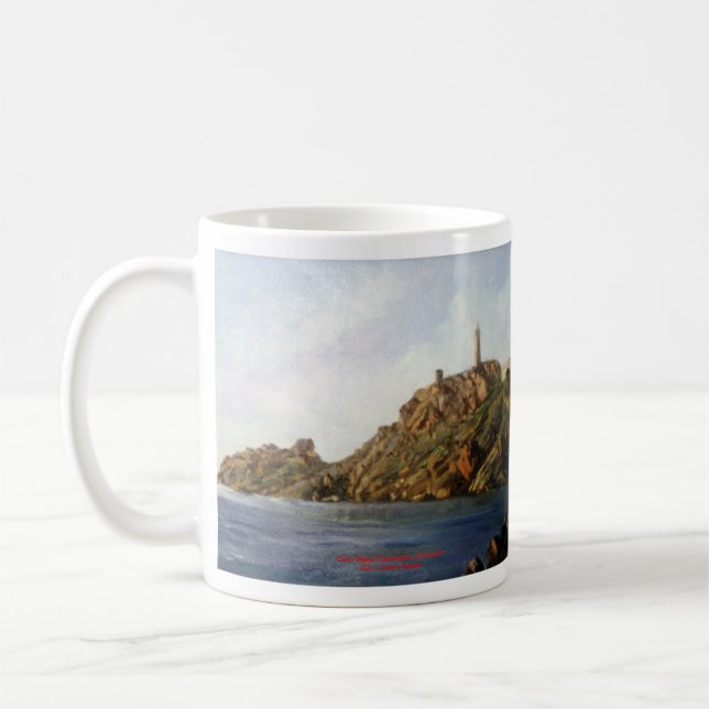 Cabo Vilano (Camariñas. A Coruña) Kaffemugg (Vänster)