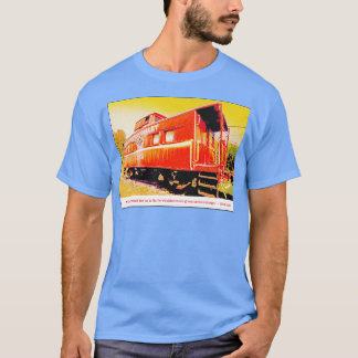 Caboose Catfärys Mountain Railroad T Shirt