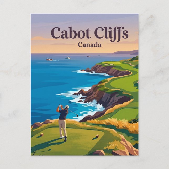 Cabot Cliffs Kanada Vykort (Framsida)