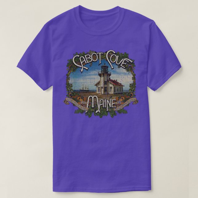 Cabot Cove Maine 1780 TShirt T Shirt (Design framsida)