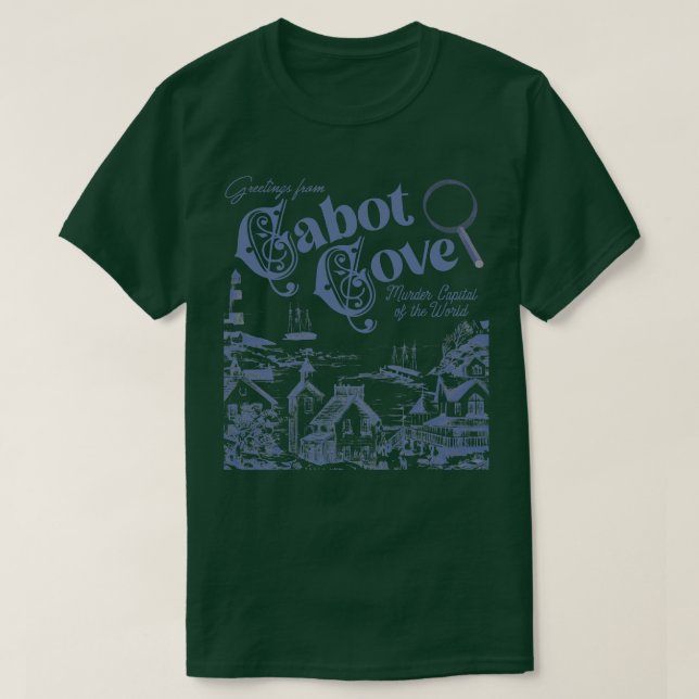 Cabot Cove Murder Capital of the World T Shirt (Design framsida)