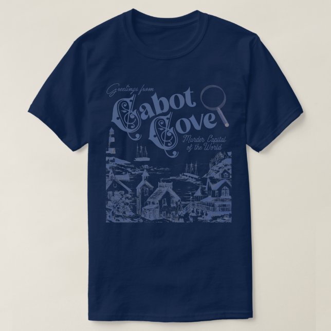 Cabot Cove Murder Capital of the World T Shirt (Design framsida)