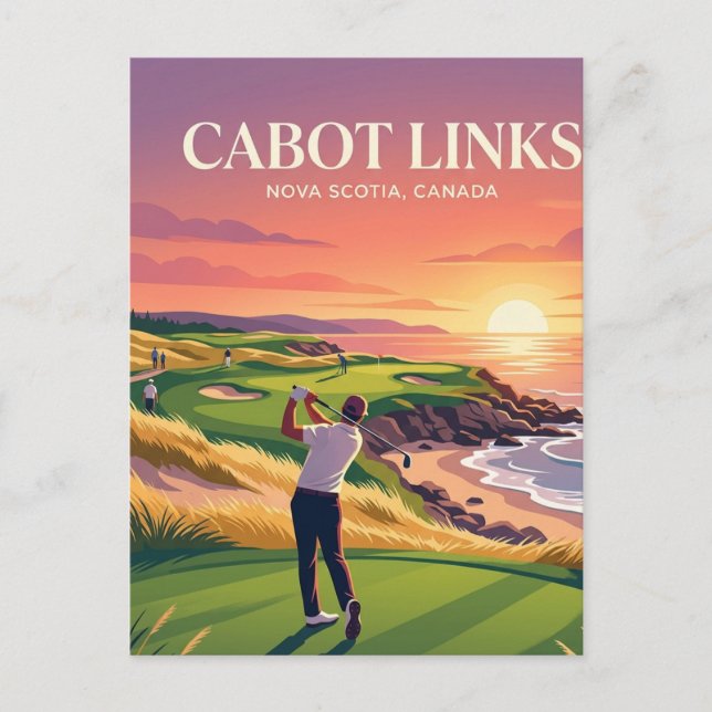 Cabot Links Kanada Vykort (Framsida)