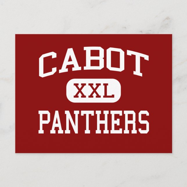 Cabot - Panthers - High School - Cabot Arkansas Vykort (Framsida)