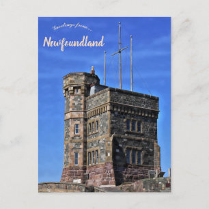Cabot Tower Newfoundland Kanada Vykort