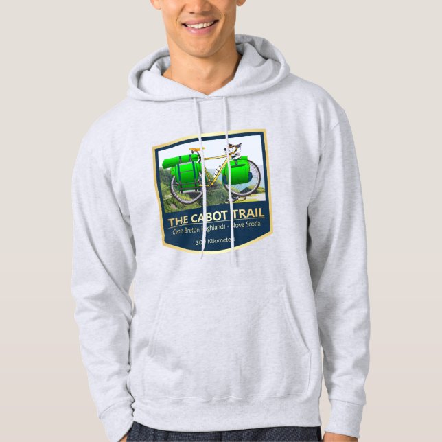 Cabot Trail (cykel2) Hoodie (Framsida)