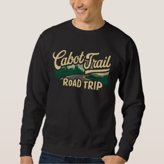 Cabot Trail Road Resa Scenia Byway Souvenir Lång Ärmad Tröja