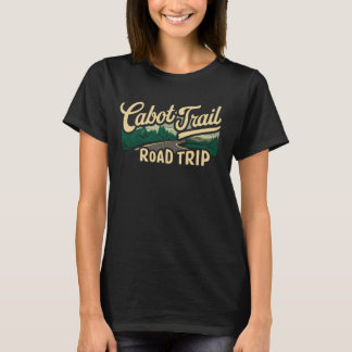 Cabot Trail Road Resa Scenia Byway Souvenir T Shirt