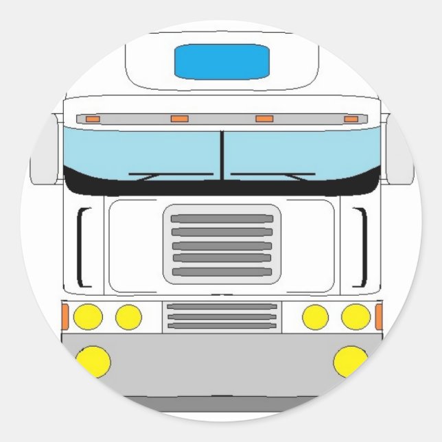 caboverklistermärke runt klistermärke (Framsida)